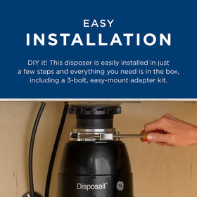 GE Disposall easy-install kit simplifies DIY installation