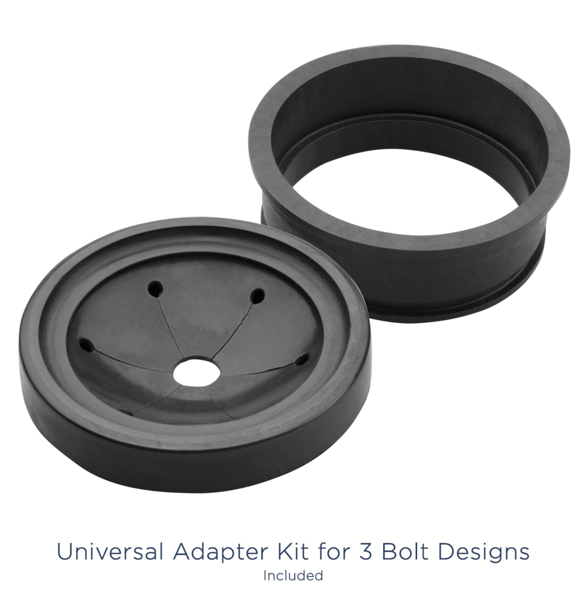 GE Disposer angled-fin design improves water and waste flow