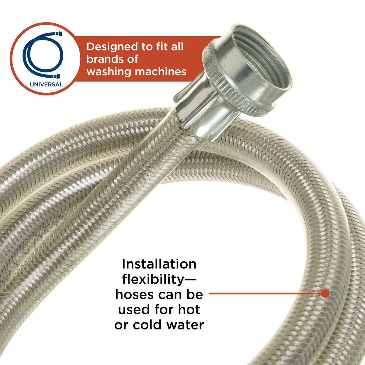 GE easy-install design helps you connect quickly with basic tools.