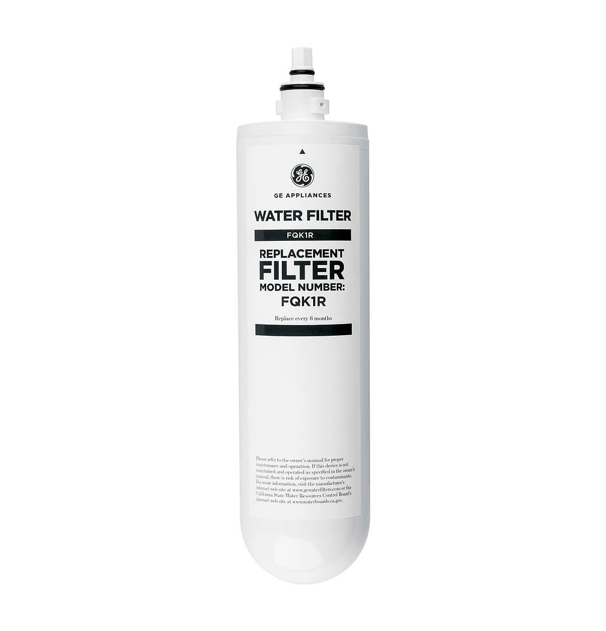 GE FQK1R twist-lock design enables tool-free filter changes.