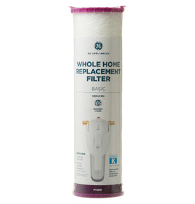 GE FTHPM compatibility with GXWH50M and GXWH70M for whole-home filtration.