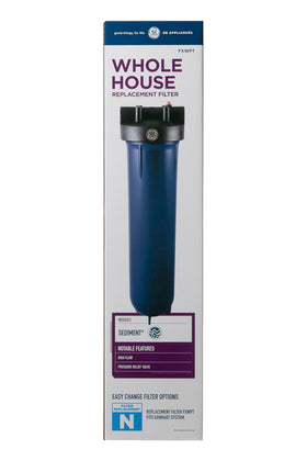 GE FXWPT twist-and-lock design allows quick, easy filter changes