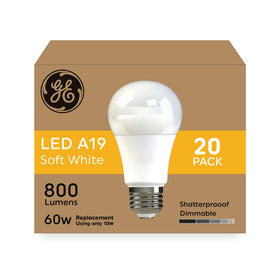 GE LED bulbs in-pack 60W equivalent for energy efficiency in homes