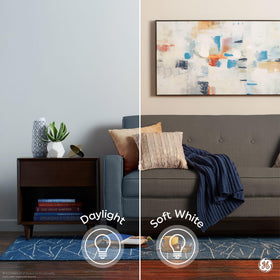 GE LED bulbs dimmable with many dimmers for flexible mood lighting