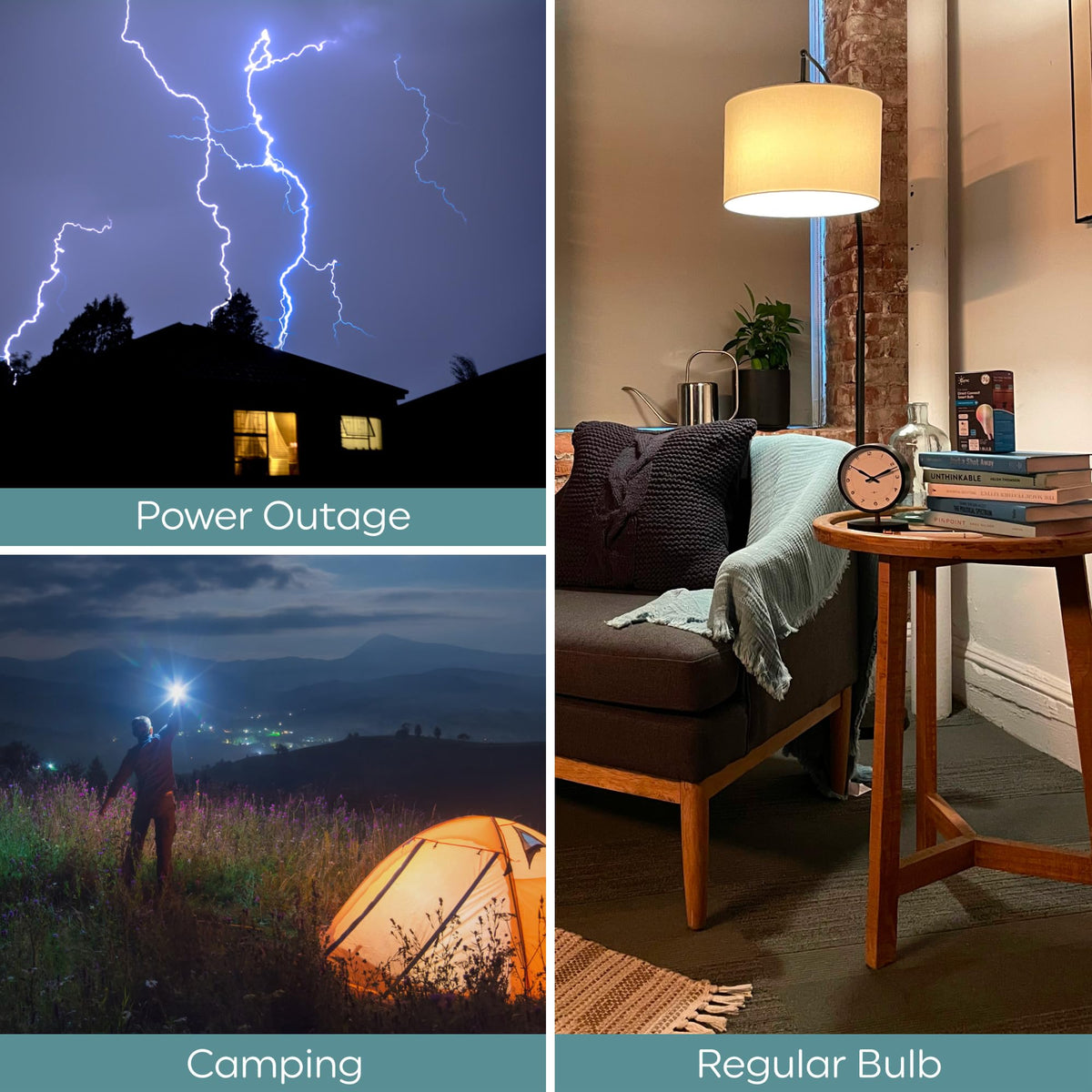 GE LED+ Battery Backup bulb saves energy and costs
