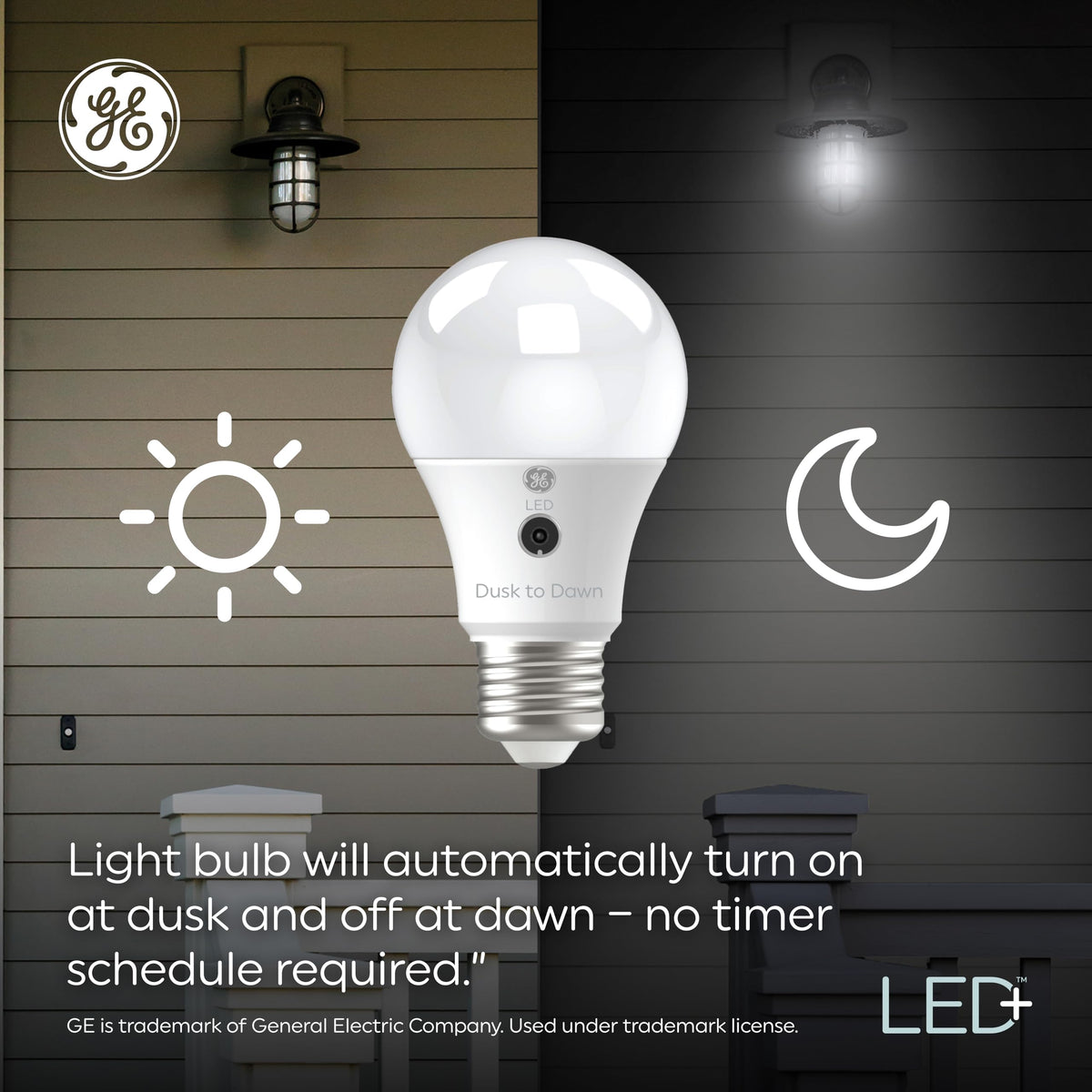 GE LED+ 8.5W energy-saving bulb reduces power usage