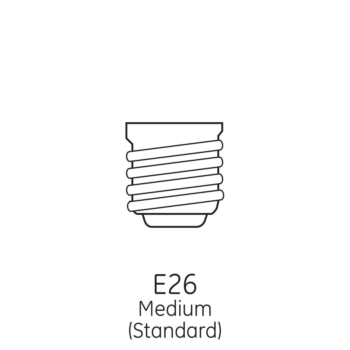 GE Lighting 560-lumen, 6W Edison LED bulb delivers energy-efficient 60W-like brightness.