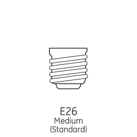GE Lighting 560-lumen, 6W Edison LED bulb delivers energy-efficient 60W-like brightness.