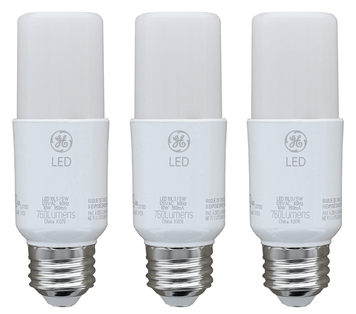 GE Lighting 79368 LED Bright Stik 10W with soft white glow for energy-efficient lighting