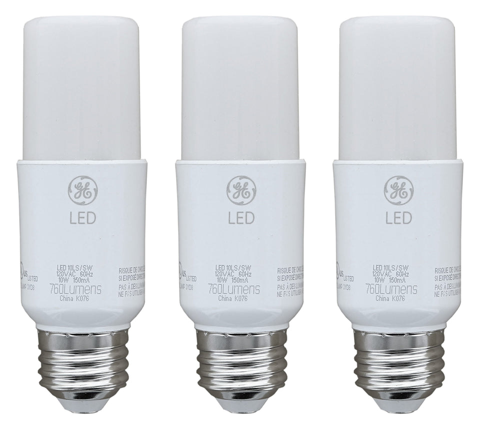 GE Lighting 79368 LED Bright Stik 10W with soft white glow for energy-efficient lighting