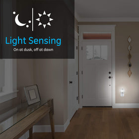 GE Moroccan brushed nickel finish adds decorative lighting to rooms.