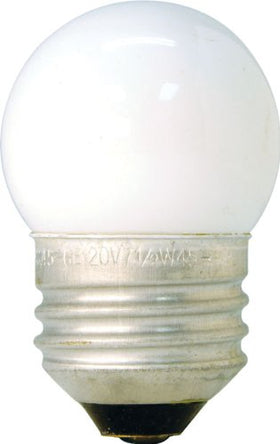 GE Nightlight S11 bulb close-up with soft white glow for gentle, safe night-time lighting