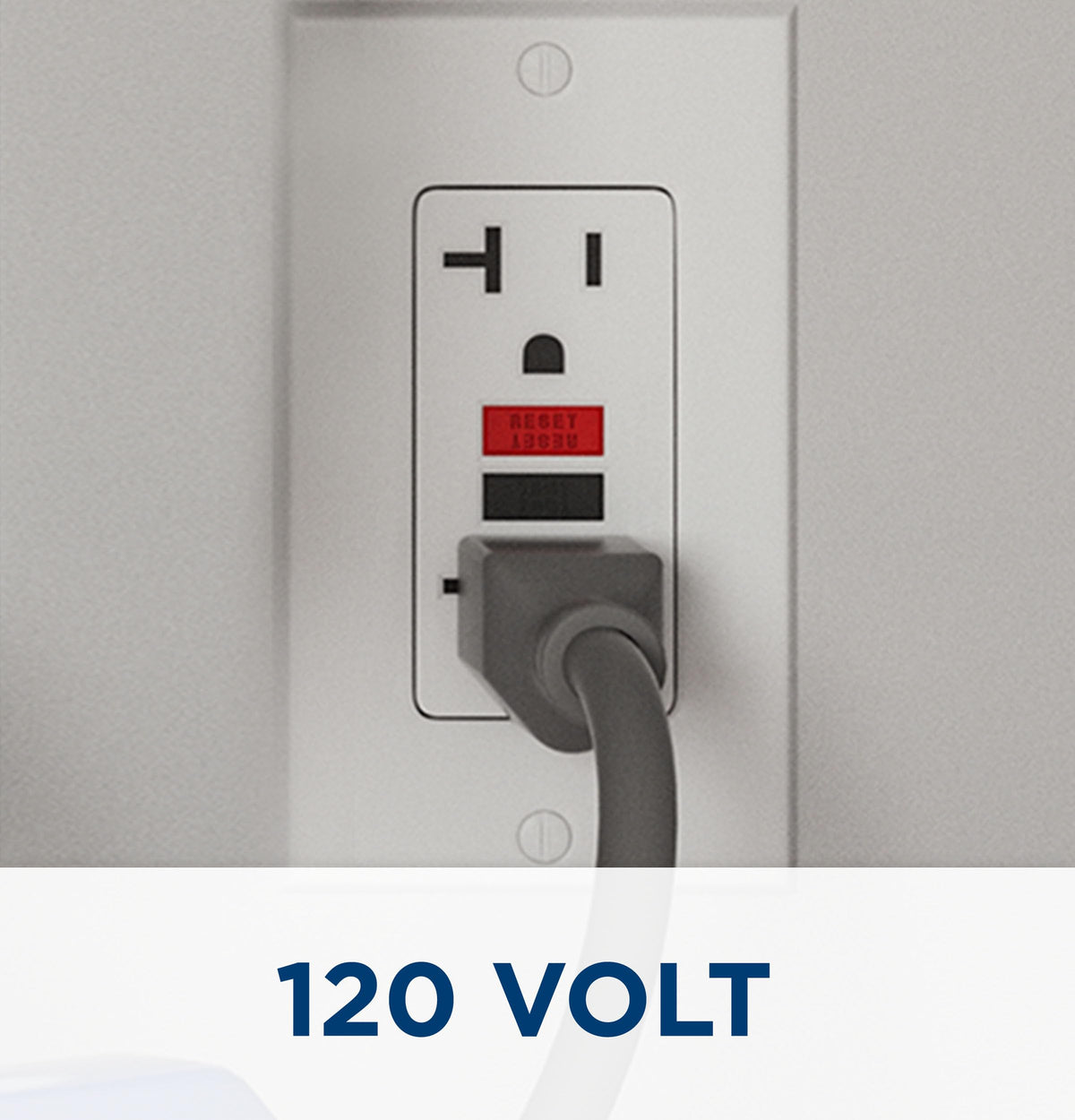GE wall-mounted point-of-use heater fits tight spaces.