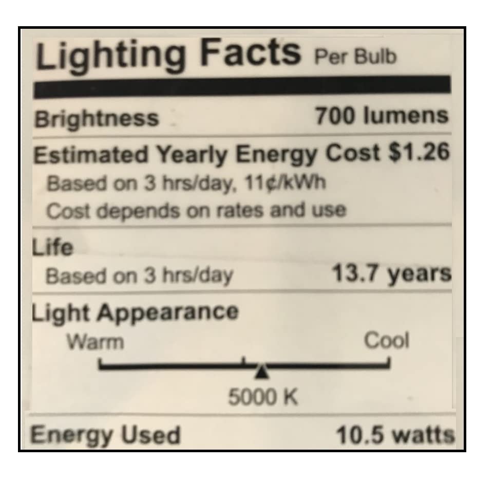 GE Refresh Indoor Floodlight BR30 LED bulb providing wide beam coverage