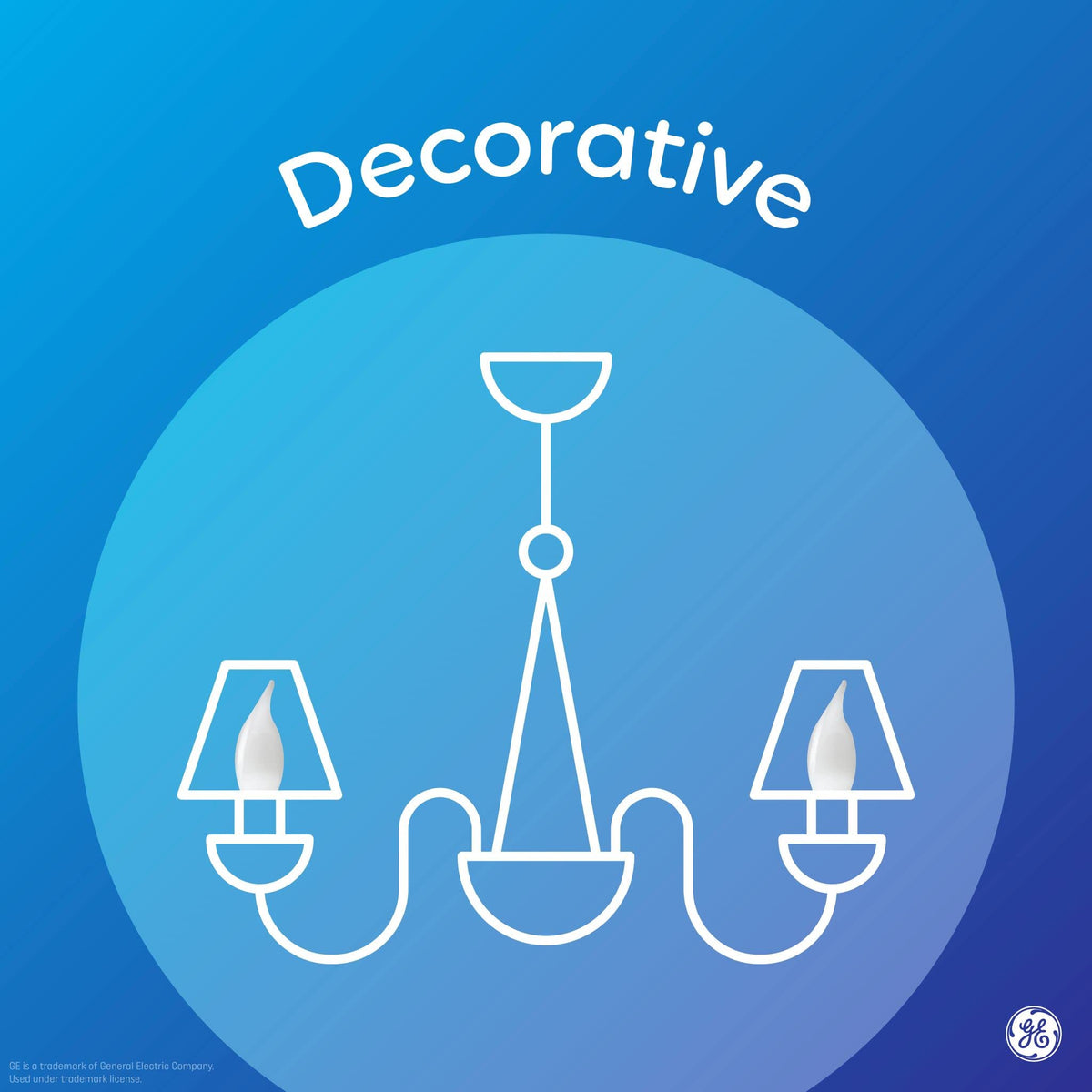 GE Relax 8-pack ideal for decorating bedrooms dining rooms and living spaces