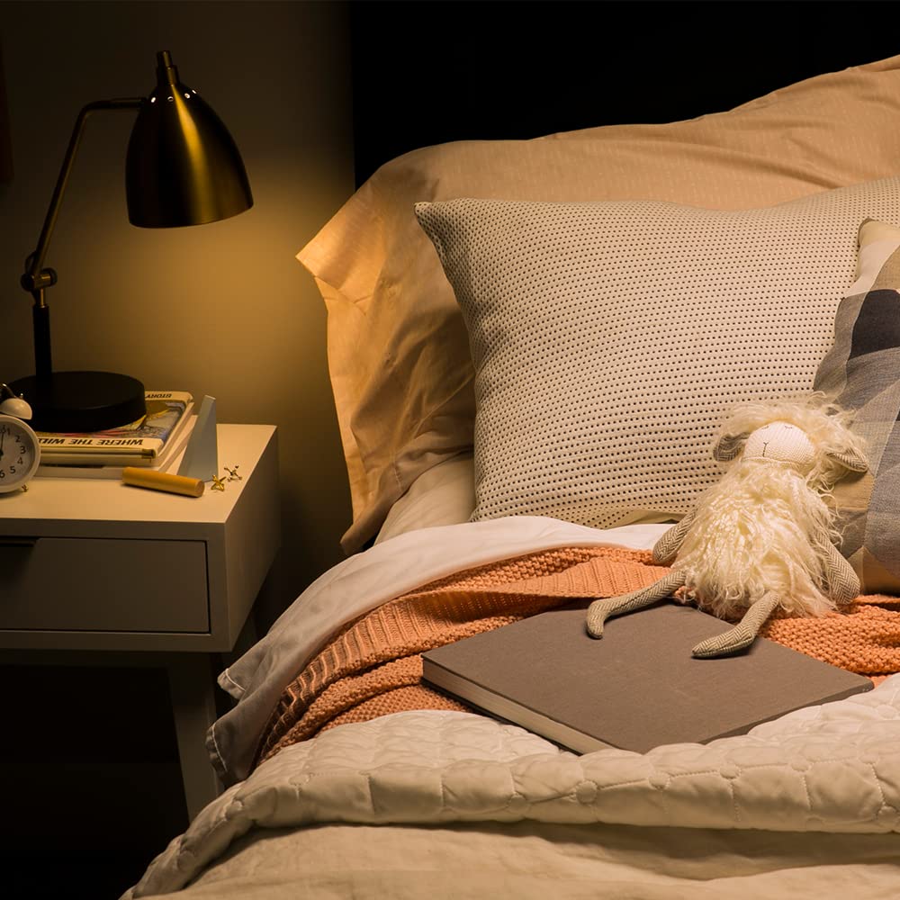 GE Relax bedroom ambient scene with BR30 lighting