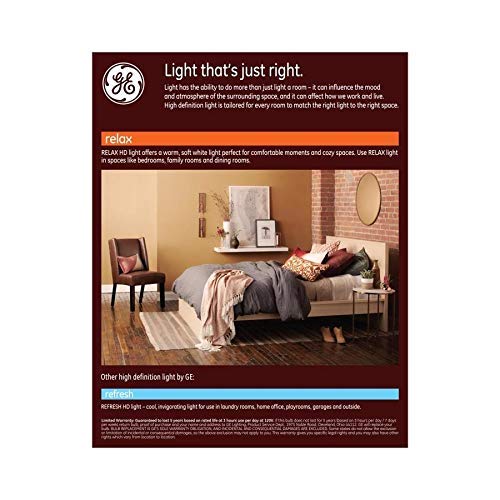 GE Relax BR30 LED bulb brightens recessed fixtures with energy efficiency.