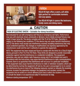 GE Relax R20 LED bulbs dimming capability in a living area