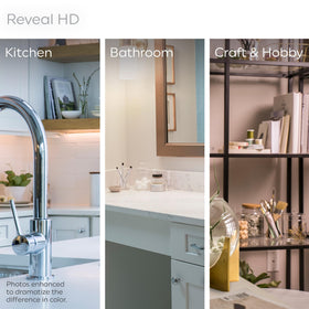 GE Reveal HD+ LED bulb saves energy while balancing light for any space