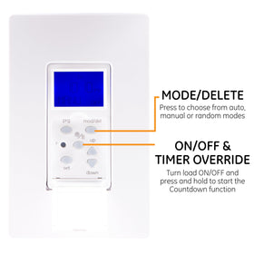 GE SunSmart 7Day timer dusk dawn settings adapt with daylight changes.