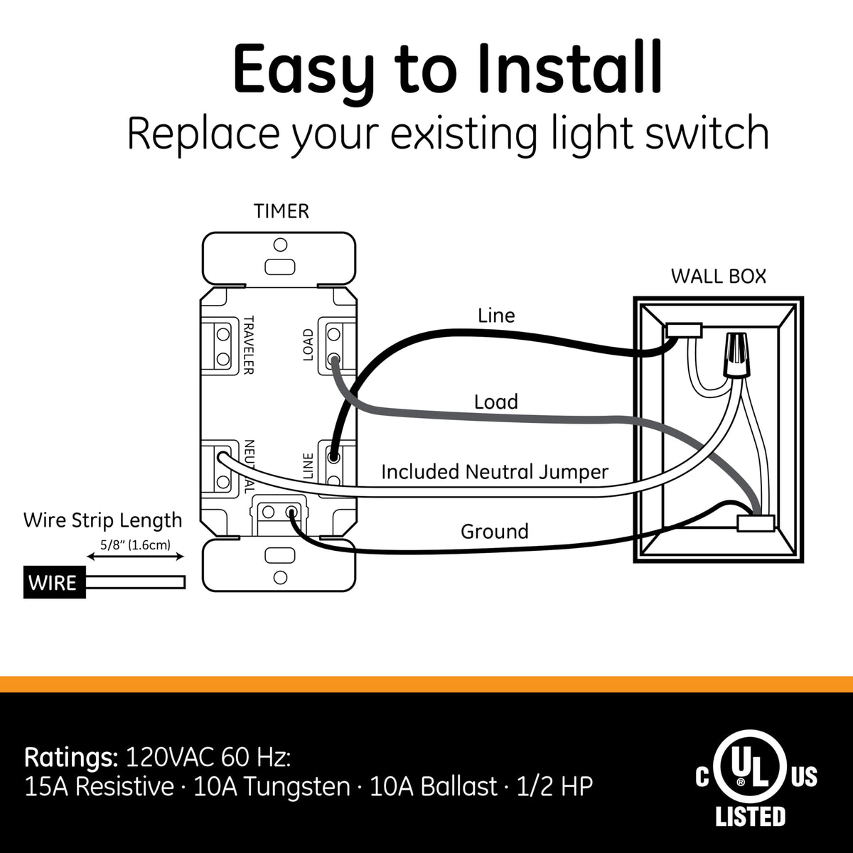 GE SunSmart 7Day timer faceplate options in white and almond.