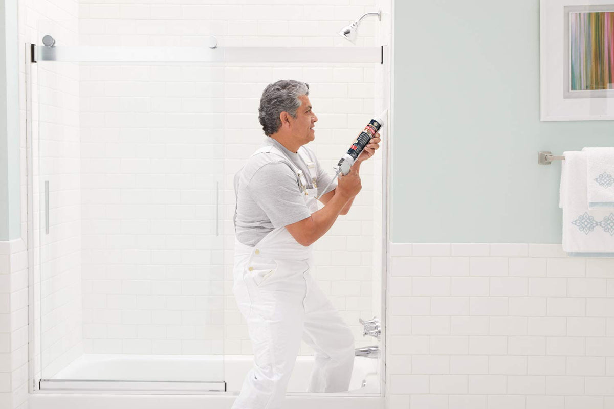 GE Supreme Silicone Kitchen & Bath resists mold for lasting cleanliness.