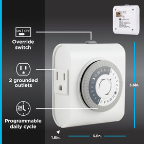 GE override switch pauses cycling when needed.