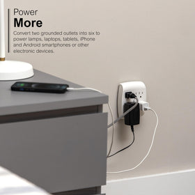 GE UL-listed tap supports 125VAC/15A/1875W for safe, reliable use