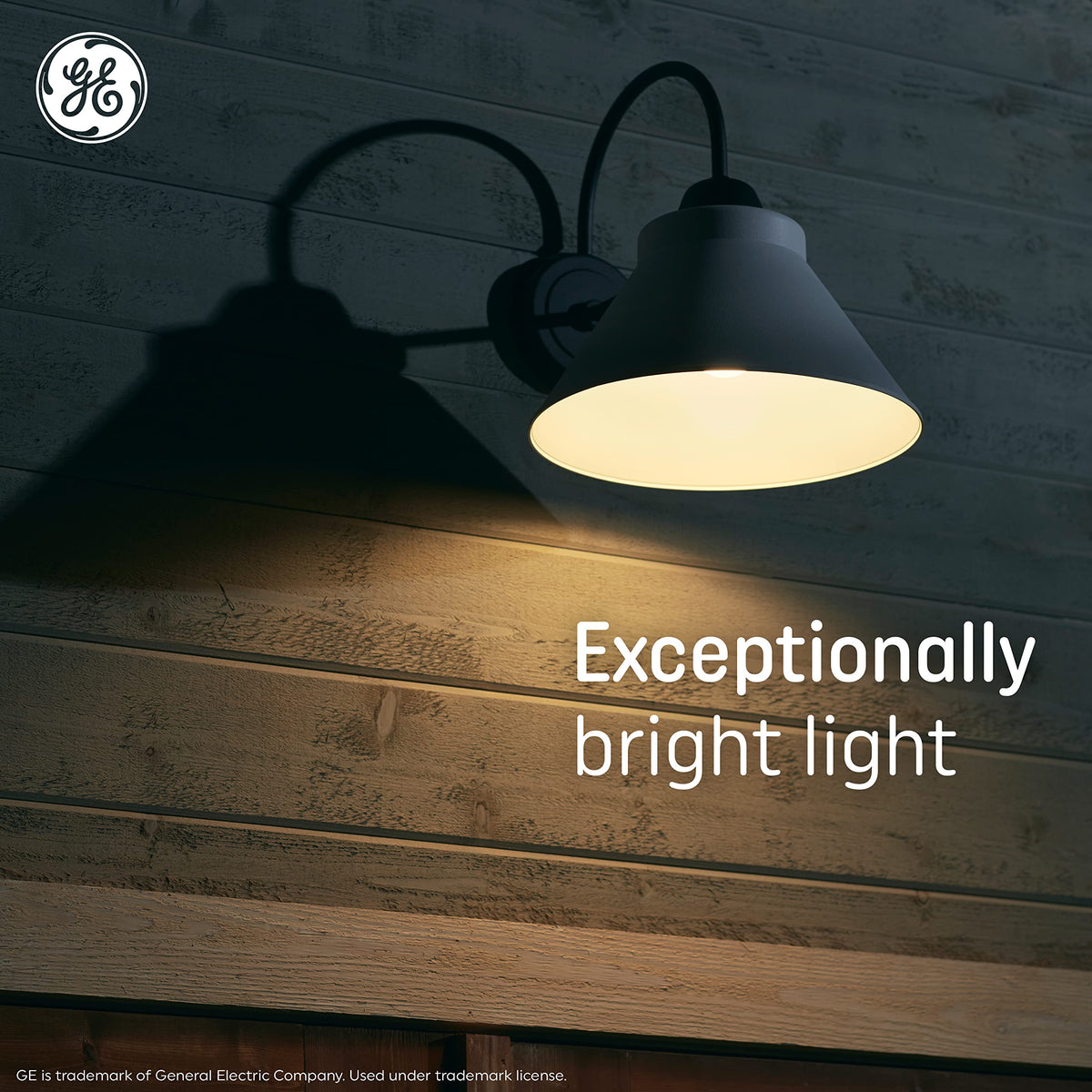 GE Ultra Bright LED bulb long-life outdoor lighting for low maintenance