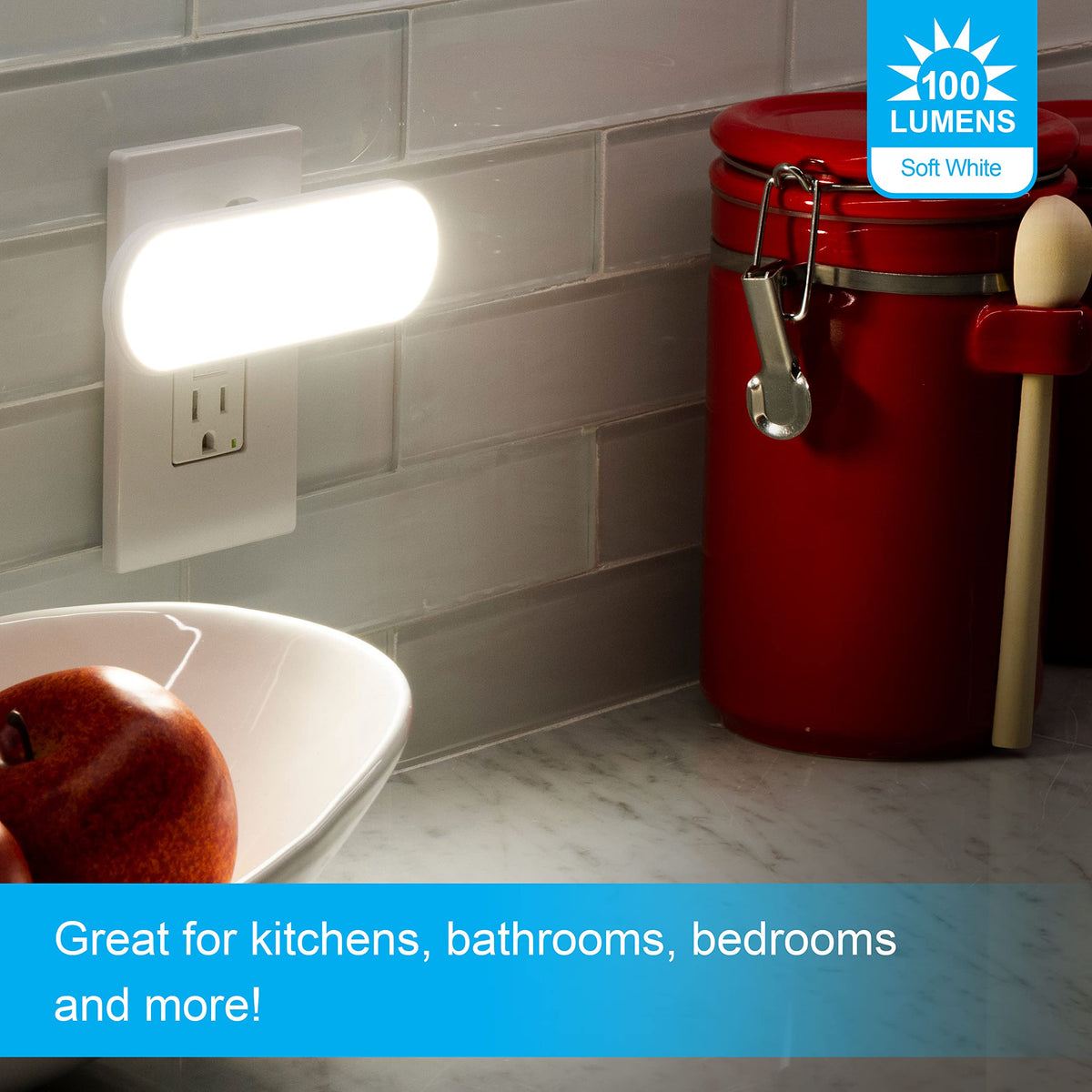 GE Ultrabrite Night Light Bar is UL-listed for safety and reliability