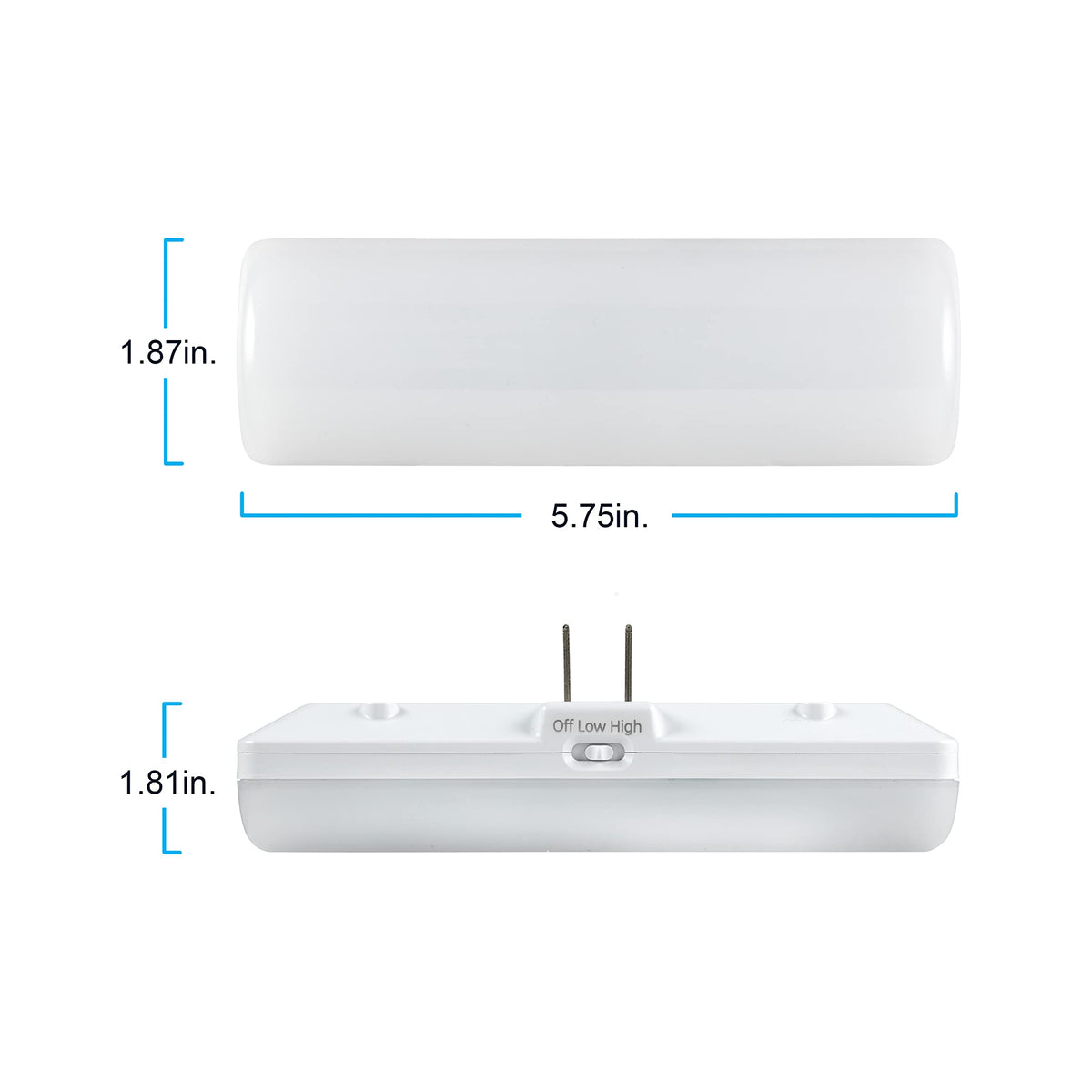 GE Ultrabrite plug-in night light is easy to use for adults and families