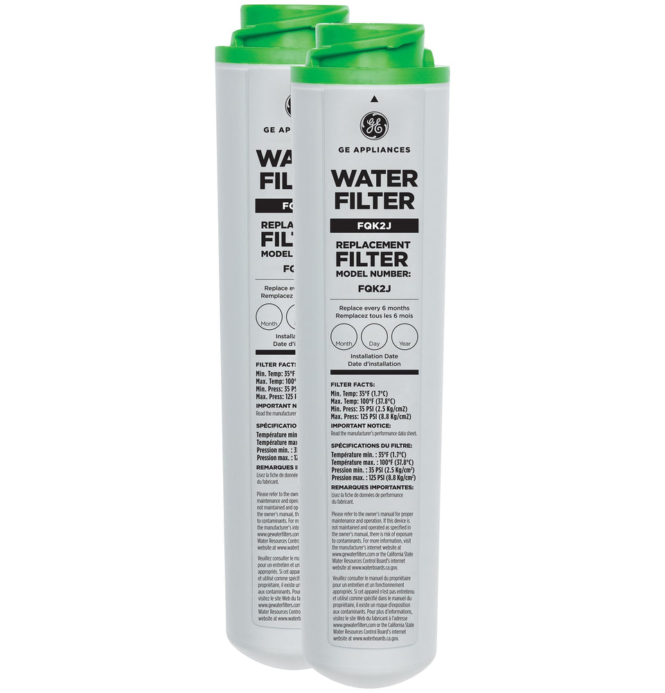 GE under-sink dual-flow filter improves water taste and purity