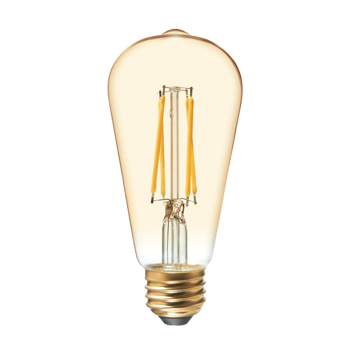 GE Vinta amber ST19 LED bulb delivers instant brightness for bright chandeliers