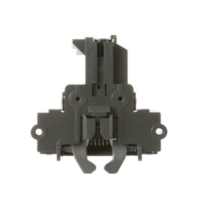 GE WD21X10490 top view shows precise fit for safe and quiet dishwashing