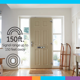 GE Wireless Doorbell Kit offers two melodies for adjustable greetings.