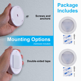 GE Wireless LED Puck Light on workbench enhances task lighting