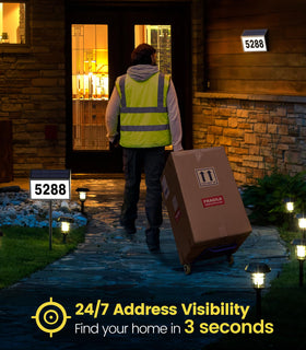 GEAGMAGC address sign night illumination improves visitor navigation
