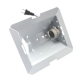 GEAIN S97014212 light reflector on grill improves bathroom light output.