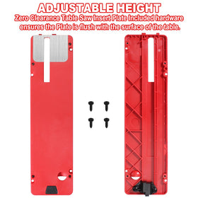 GEAIN STZ6307 dado throat plate minimizes gaps for accuracy