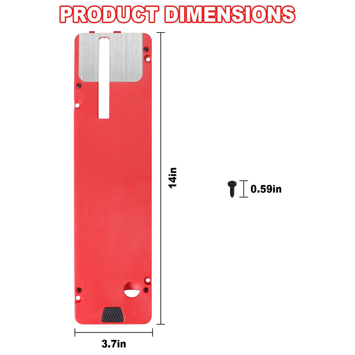 GEAIN STZ6307 insert plate with flush surface for safer dados