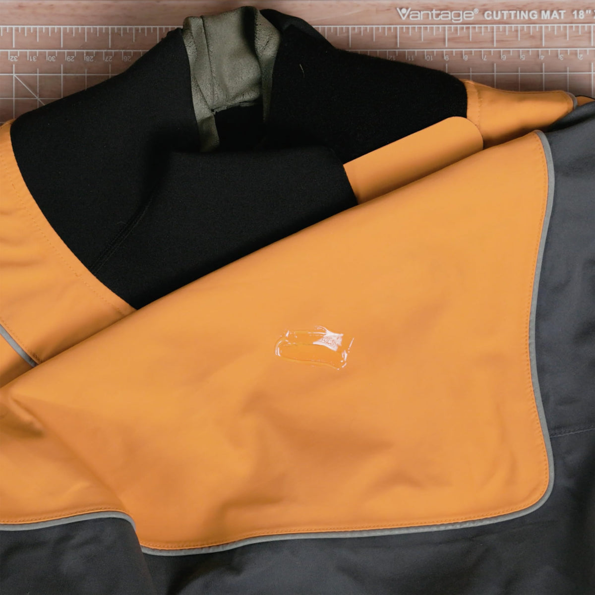 GEAR AID Aquaseal FD cures in 8-12 hours to form flexible rubber