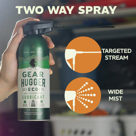 Gear Hugger dual-pack 11 oz bottles on display for home maintenance