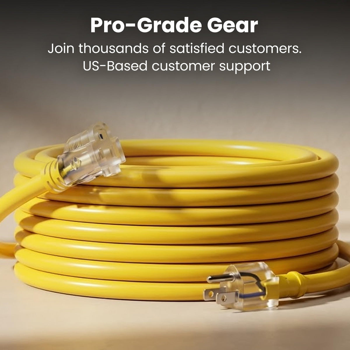 GEARit bright yellow color for easy visibility on busy worksites.