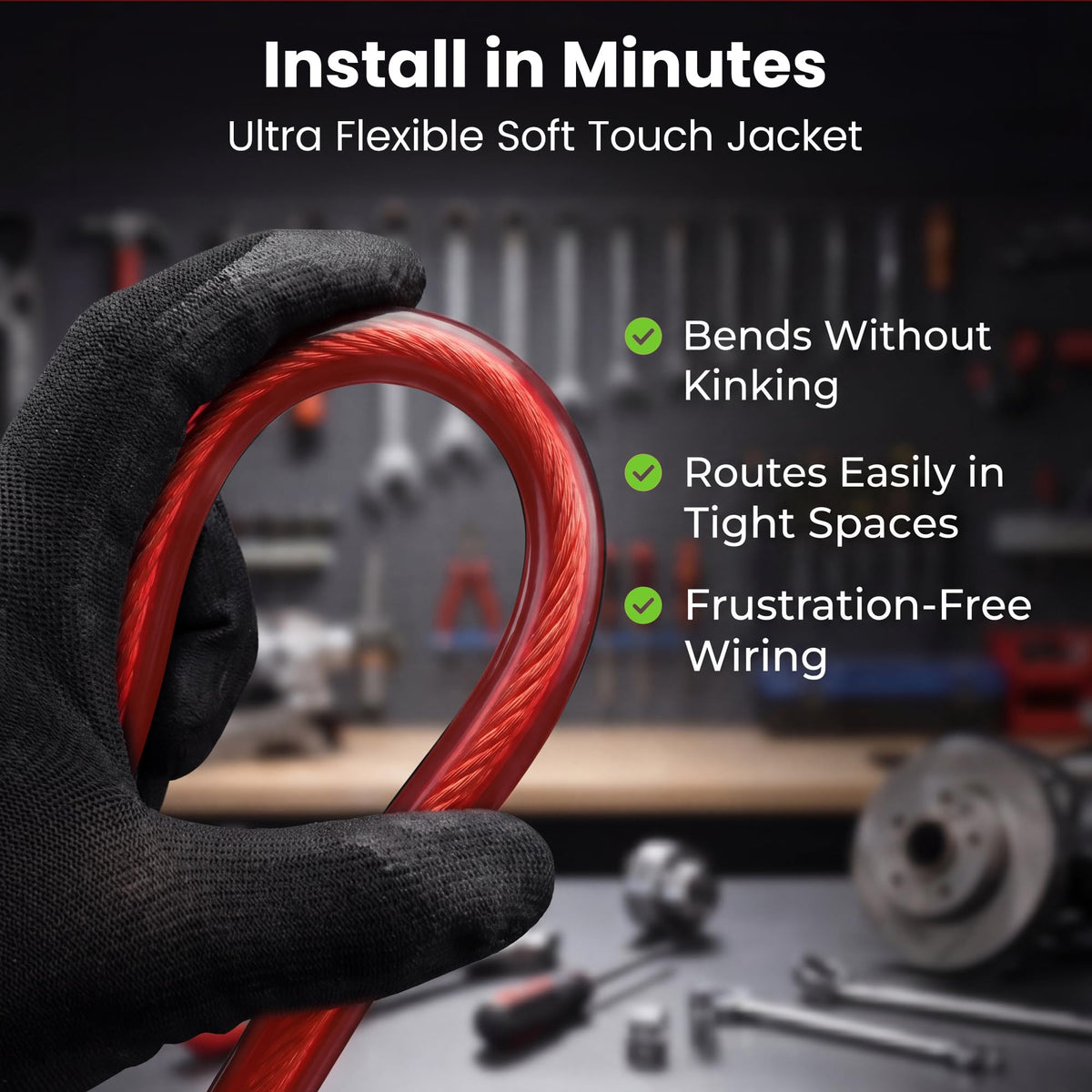 GEARit heat shrink tubes for protected cable ends