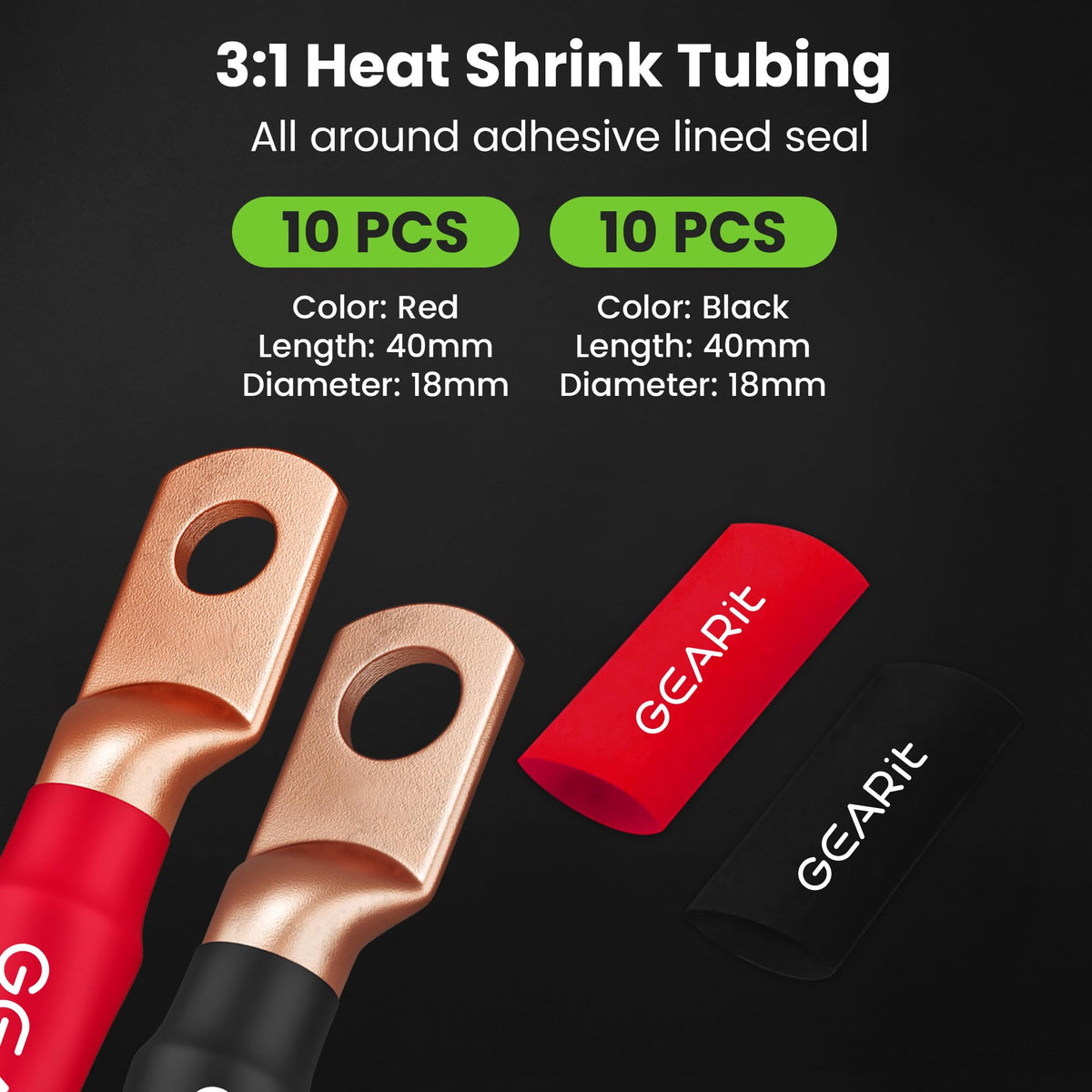 GEARit trunk routing showing neat cable management for cleaner installs