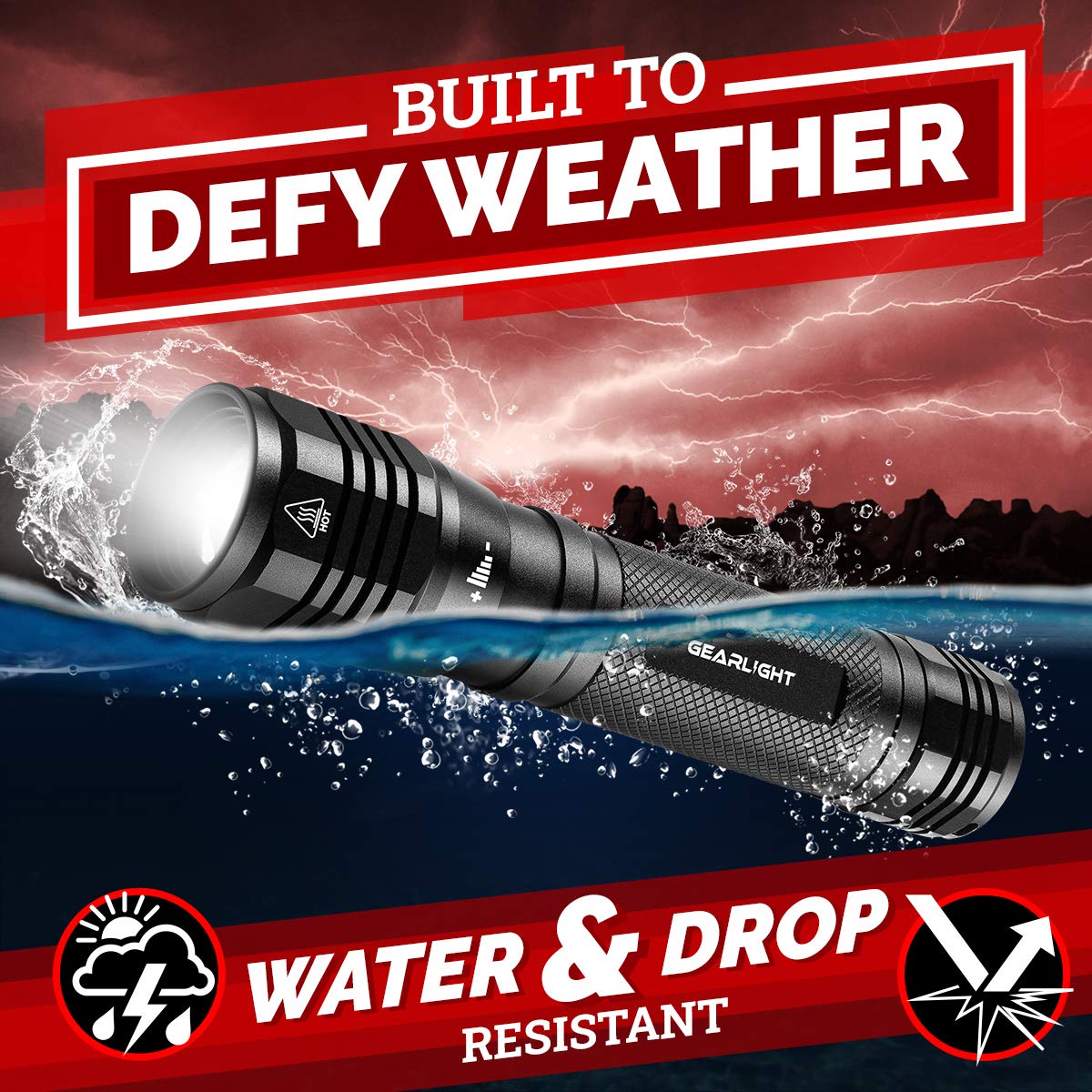 GearLight LED flashlight emergency kit-ready for home or travel