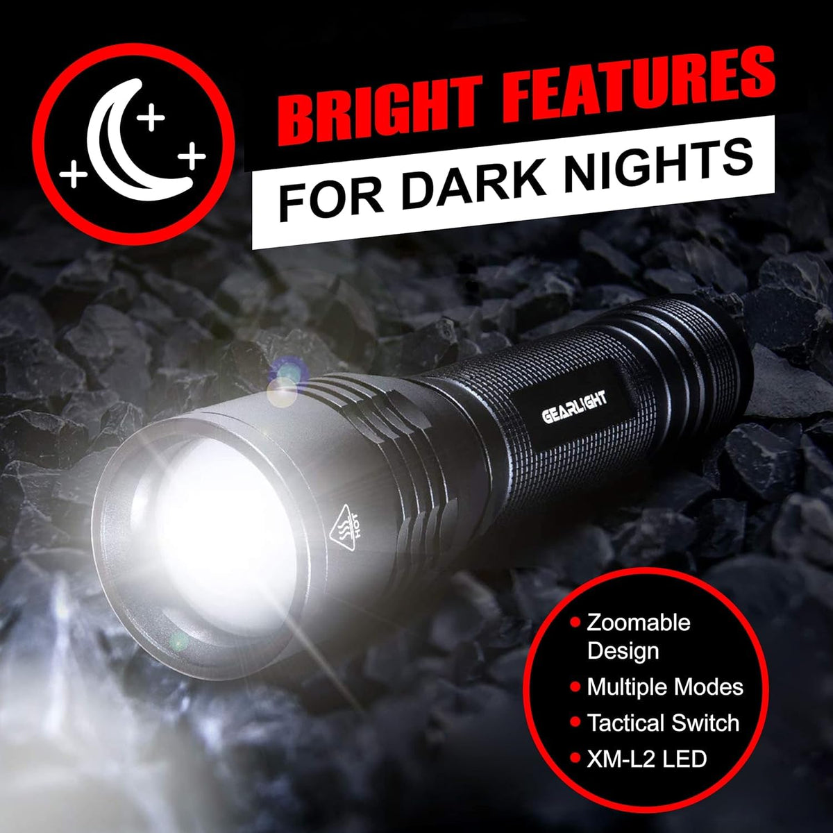 GearLight IPX4 rating keeps you covered in rain and splashes during activities.