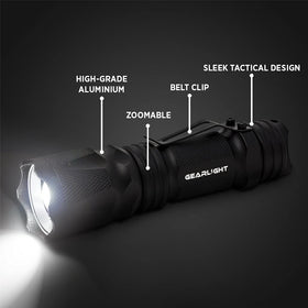 GearLight M3 compact flashlight designed for camping and nightly tasks.