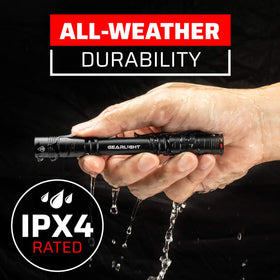 GearLight S100 water-submersion-tolerant for damp environments.