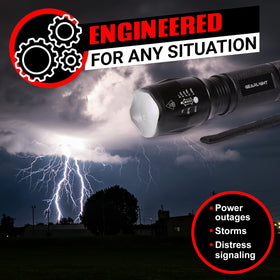 GearLight S1000 battery pack included for quick setup and use